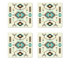 Aztec Art Coaster Set Of Four