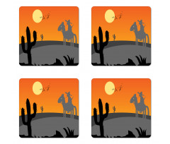 Hot Mexico Desert Coaster Set Of Four