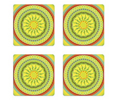 Wild West Mandala Coaster Set Of Four