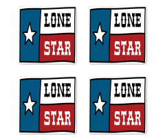 State Flag Design Coaster Set Of Four