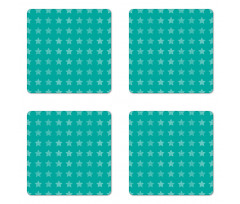 Geometric Shapes Pattern Coaster Set Of Four