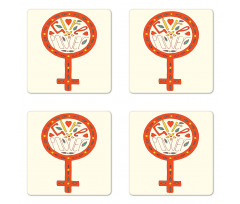 Doodle Venus Coaster Set Of Four