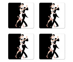 Dancing Couple Coaster Set Of Four