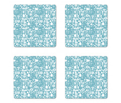 Medication Health Coaster Set Of Four