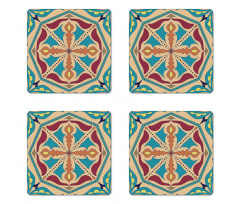 Azulejo Talavera Coaster Set Of Four