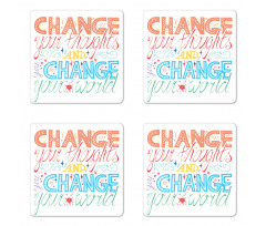 Inspirational Resilience Coaster Set Of Four