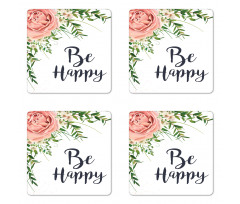 Romantic Bouquet Coaster Set Of Four