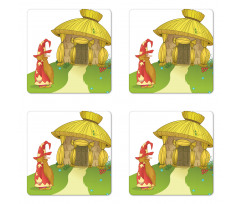 Fantasy Fairy Land Nursery Coaster Set Of Four