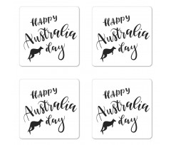 Happy Aussie Day Coaster Set Of Four