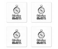 Marine Life Phrase Coaster Set Of Four