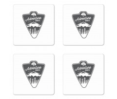 Camping and Hiking Coaster Set Of Four