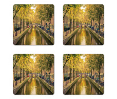 Bridge over Canal Holland Coaster Set Of Four