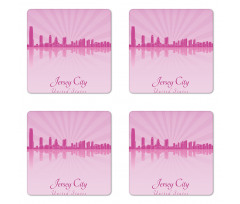 Skyline and Buildings Coaster Set Of Four