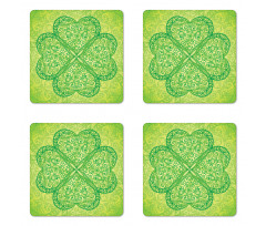 Traditional Heart Motif Coaster Set Of Four