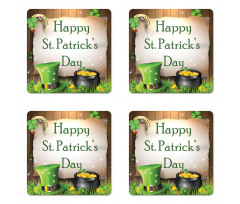 St Patricks Day Coaster Set Of Four