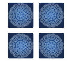 Ornate Flower Coaster Set Of Four