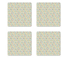 Scattered Scissor Coaster Set Of Four