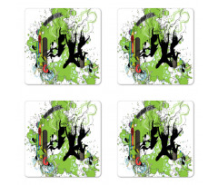 Girls and Boys Entertainment Coaster Set Of Four