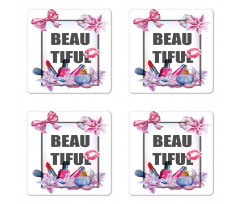 Text in Frame Coaster Set Of Four