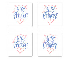 Crown Queen Like Coaster Set Of Four