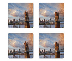 Architecture Busy Life Coaster Set Of Four