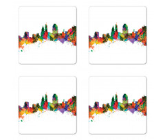 Strokes of a Paintbrush Coaster Set Of Four