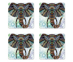 South Asian Animal Coaster Set Of Four