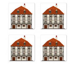 Traditional Cottage Coaster Set Of Four