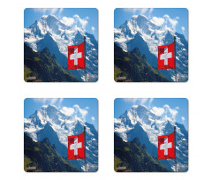 Mannlichen Jungfrau Coaster Set Of Four