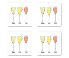 Watercolor Artwork Coaster Set Of Four