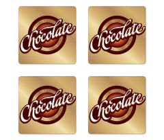 Master Chocolatier Sign Coaster Set Of Four