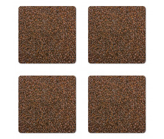 Chocolate Malt Barley Coaster Set Of Four