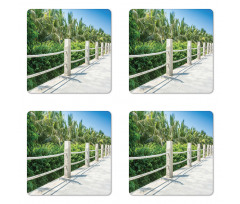 Walkway Island China Coaster Set Of Four