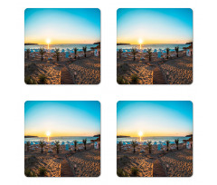 Sun Horizon Sand Dune Coaster Set Of Four