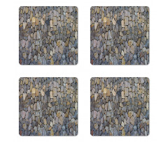 Grey and Beige Stones Coaster Set Of Four