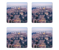 Bergamo Cityscape Coaster Set Of Four