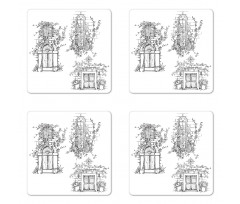 Old Street Sketch Coaster Set Of Four