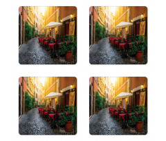 Trastevere Italy Coaster Set Of Four