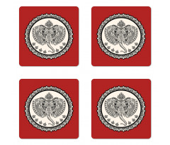 Romantic Coaster Set Of Four