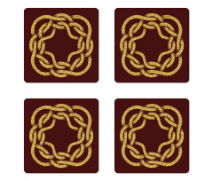 Braid Octagonal Coaster Set Of Four