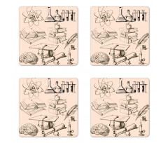 Graduate School Elements Coaster Set Of Four