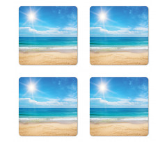 Tropical Seascape Ocean Coaster Set Of Four