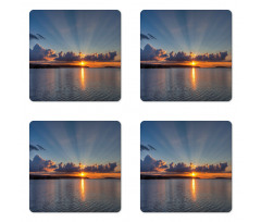 Sunset over Lake Horizon Coaster Set Of Four