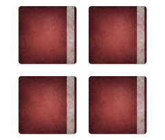 Ombre Effect Grungy Ground Coaster Set Of Four