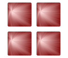 Ombre Effect Twirling Rays Coaster Set Of Four