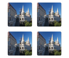 Historic Fisherman Bastion Coaster Set Of Four