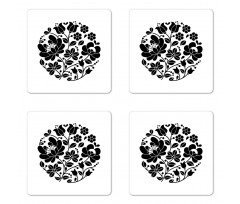 Folk European Culture Art Coaster Set Of Four