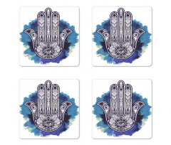 Culture Motif Creative Art Coaster Set Of Four