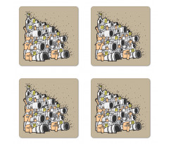 Humor Photographers Art Coaster Set Of Four