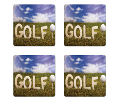 Retirement Sports Activity Coaster Set Of Four